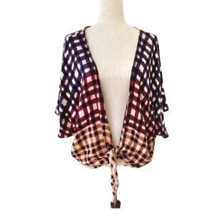 Free People All Tous Retrograde Kimono Multicolor One Size Boho Casual Hippie